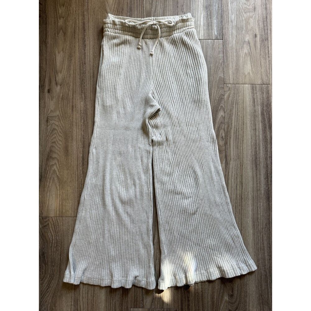 Free People Movement Wide Leg Knit Ribbed Lounge Pants womens' size small